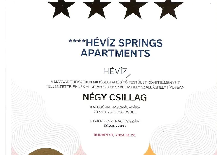 アパートホテル ****heviz Springs 4*